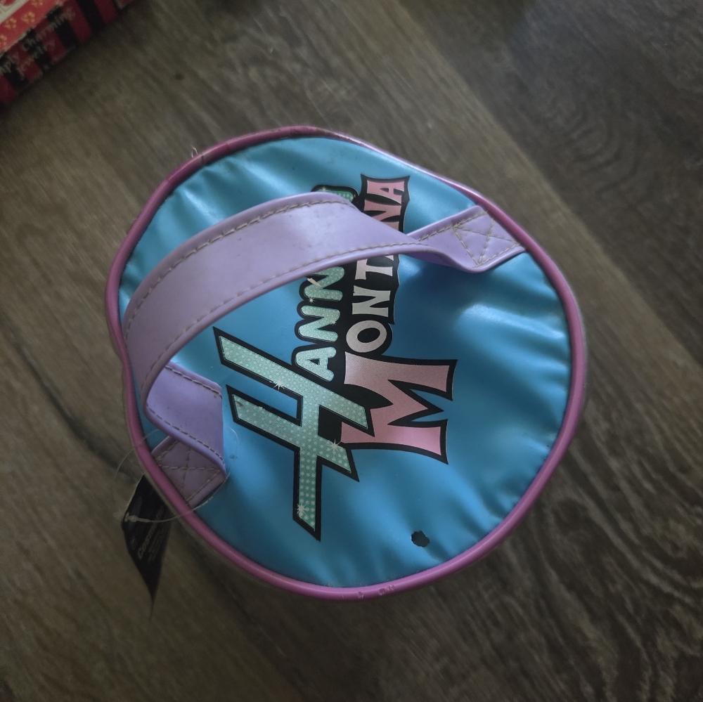 Hannah Montana Blue and Pink Makeup Bag
